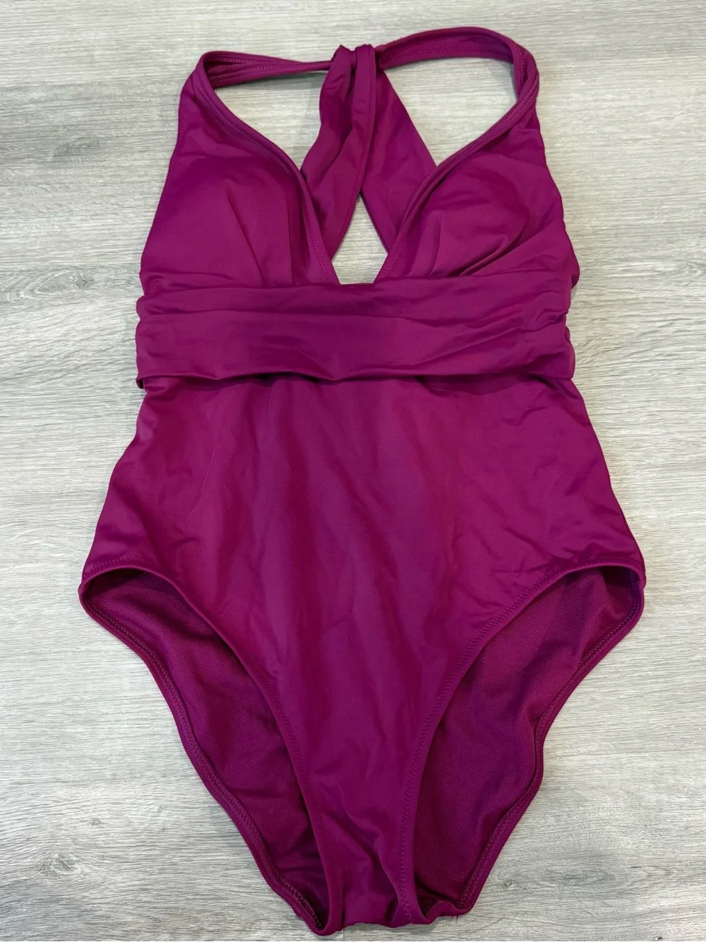 Adore Me Deep Berry One-Piece